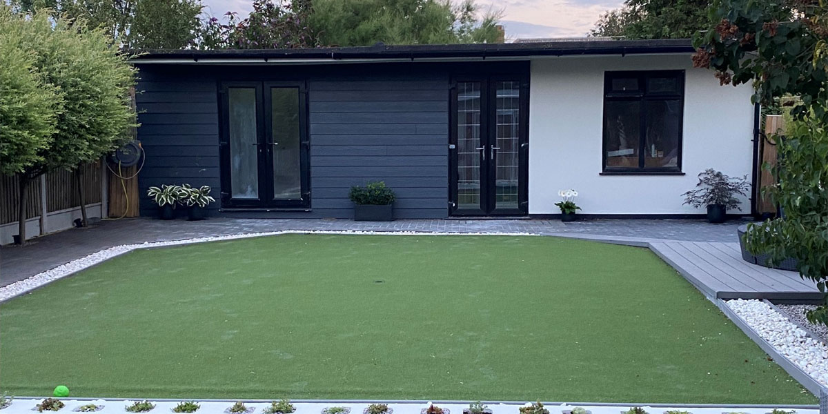 Image of Jason's Man Cave in his garden